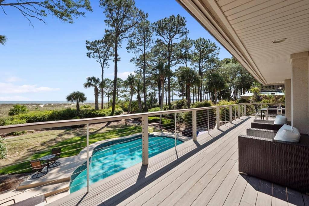 7 Black Duck - Top Notch Views & Amenities In A Private Oceanfront Oasis Hilton Head Island Bagian luar foto
