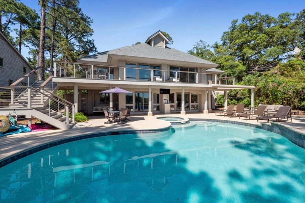 7 Black Duck - Top Notch Views & Amenities In A Private Oceanfront Oasis Hilton Head Island Bagian luar foto